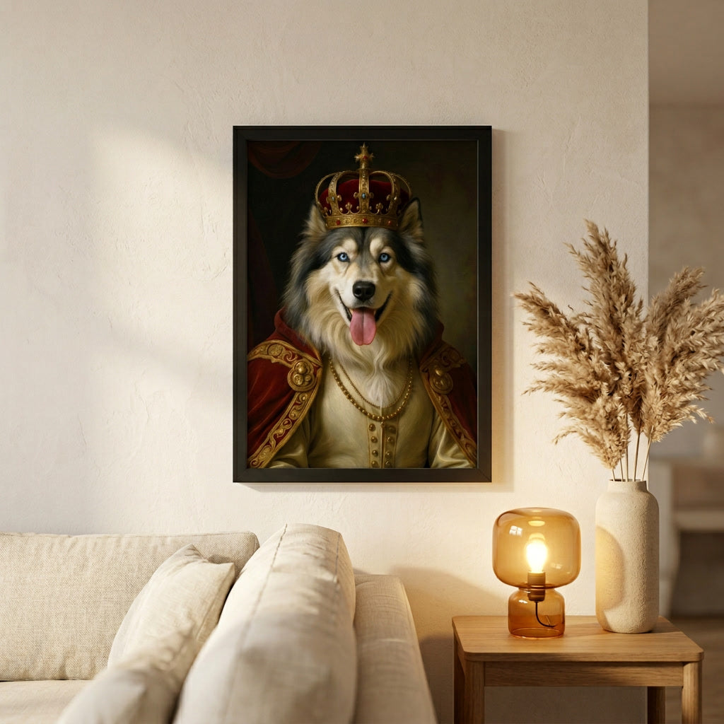 Custom Royal Pet Portrait – Turn Your Pet Into a Royalty